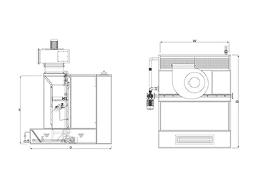 環保型高效噴涂柜/模型噴涂柜